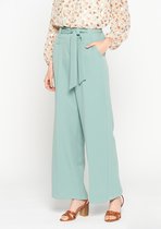 LOLALIZA Losse broek - Licht Groen - Maat 42