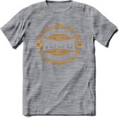 1956 The One And Only T-Shirt | Goud - Zilver | Grappig Verjaardag  En  Feest Cadeau | Dames - Heren | - Donker Grijs - Gemaleerd - L
