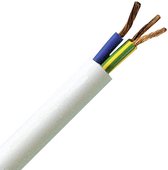 Kopp 151805840 Geïsoleerde kabel H05VV5-F 3 G 1.50 mm² Wit 5 m