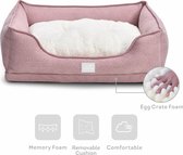 Ohana Sofia - Orthopedische Hondenmand met Noppenschuim - Uitneembaar Kussen - Donkergrijs of Roze - Maat S/M/L - Kleur: Donkergrijs, Maat: Medium
