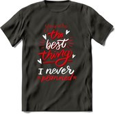 You Are The Best Thing - Valentijn T-Shirt | Grappig Valentijnsdag Cadeautje voor Hem en Haar | Dames - Heren - Unisex | Kleding Cadeau | - Donker Grijs - XXL