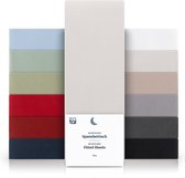 Blumtal Hoeslaken - Microfiber Hoeslakens - 90 x 200 x 30cm - Katoen - Moonlight Grey - Grijs