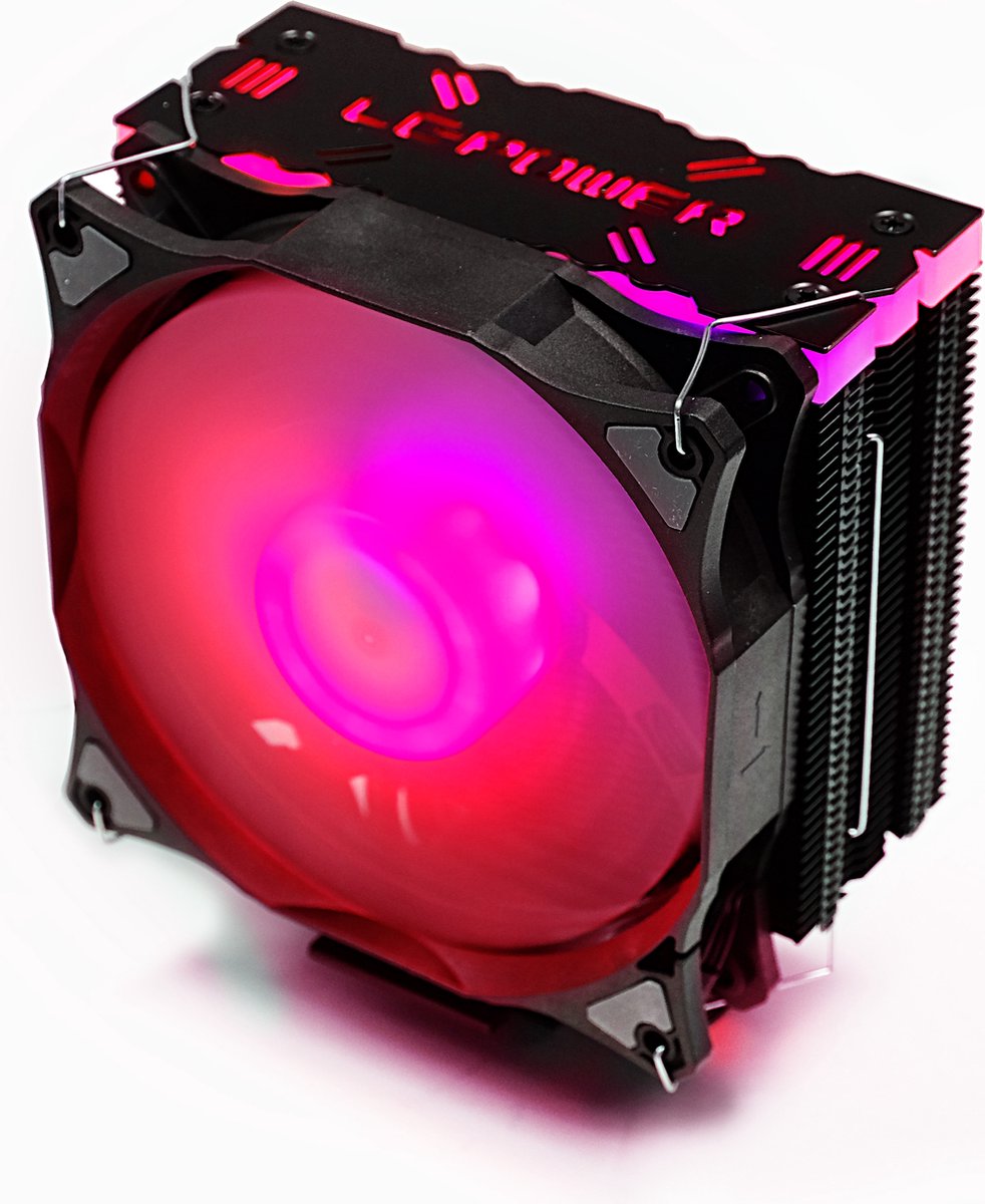 Intel & Amd Cpu Cooler Argb Fan Lucht Koeler/Air Cooler 120Mm Fdb Bearing Pwm - afbeelding 2