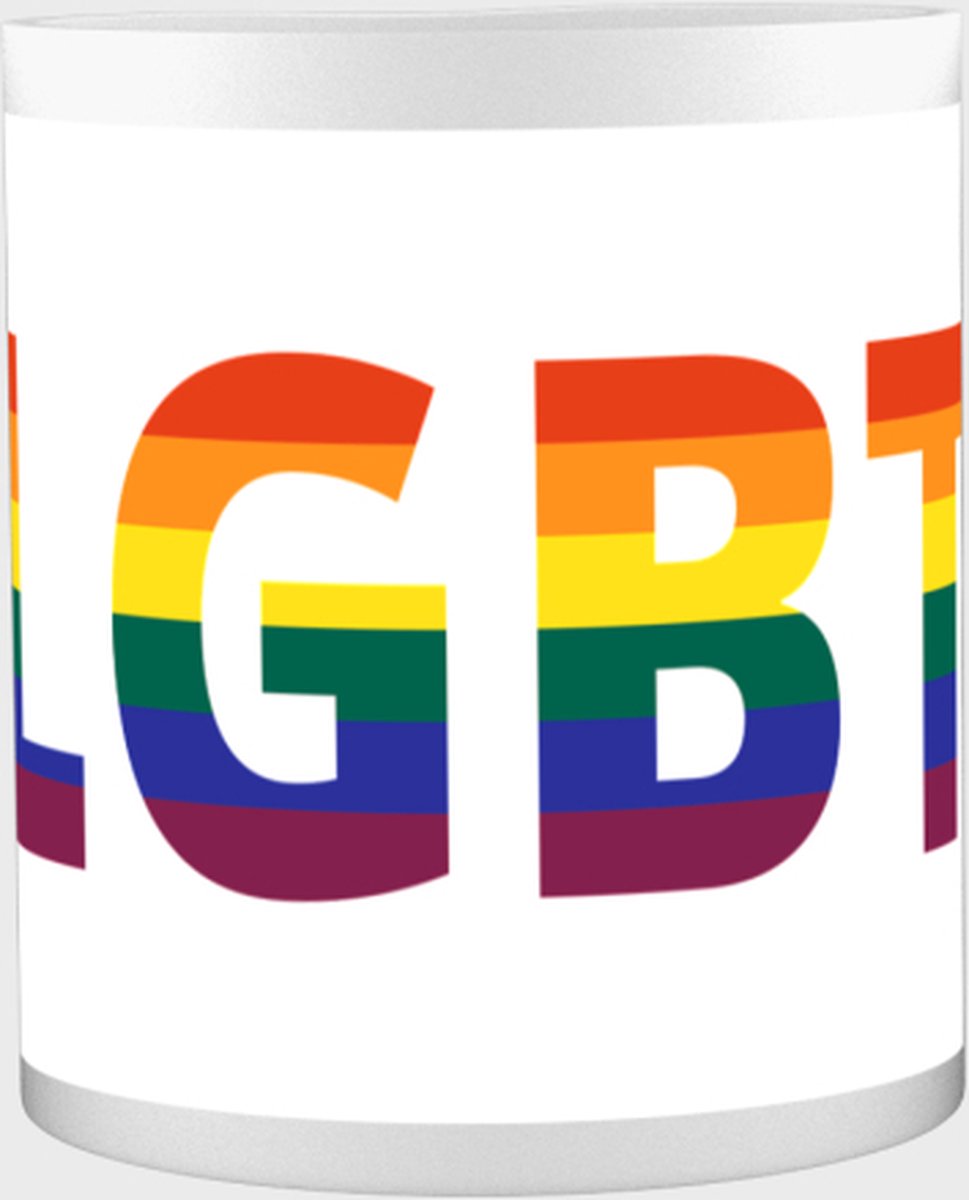 Akyol - LGBT Mok met opdruk - lgbti - pride aanhangers - Pride - 350 ML inhoud