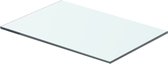 Decoways - Wandschap transparant 40x20 cm glas