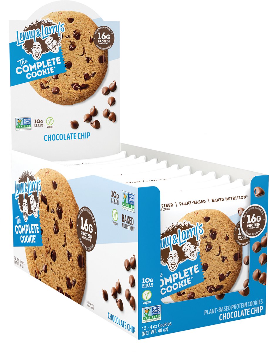 Lenny & larry's The Complete Cookie - 1 doos - Chocolate Chip
