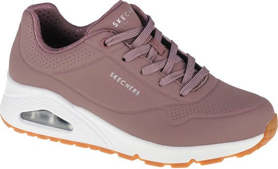 Skechers Uno Stand on Air mauve roze sneakers dames (73690 MVE)