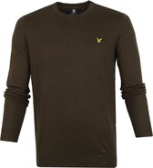 Lyle and Scott - Olive Trui - S - Regular-fit