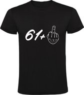 62 jaar Heren t-shirt | verjaardag | feest | grappig | cadeau | Zwart