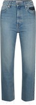 zoe karssen - dames -  straight-up slim jeans ii -  med blue vintage was - 32