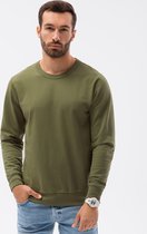 Ombre - heren sweater kaki - B1153-3