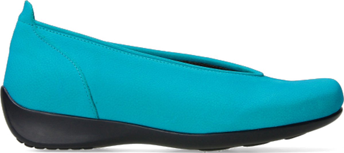 Wolky Instappers Ballet turquoise nubuck | bol.com