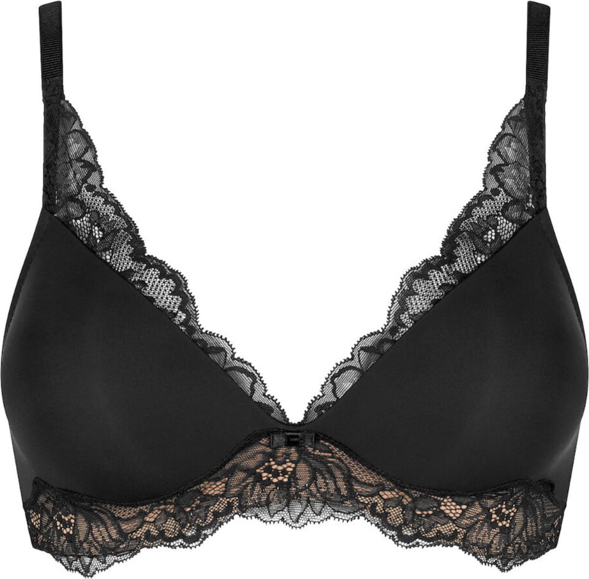 Triumph BH Amourette Charm P - Zonder Beugel - Voorgevormde kanten bh zonder beugel - 80B - Creme