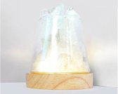 Luxe zoutlamp – Zoutsteen lamp met positieve effecten op lichaam en geest – Wit