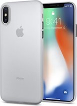 Spigen Air Skin case iPhone XS doorzichtig hoesje - Transparant