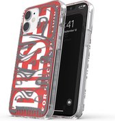 Diesel Snap Case Clear AOP TPU hoesje voor iPhone 12 mini - transparant