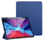 ESR SmartCase Hoes iPad Pro 12.9 inch (2020) – Zachte Binnenkant Pencilhouder – Blauw