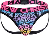 Andrew Christian Vivid Mesh Brief Jock w/ Almost Naked Roze - MAAT S - Heren Ondergoed - Jockstrap voor Man - Mannen Jock