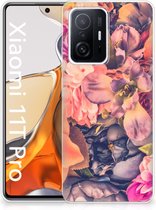 Telefoontas Xiaomi 11T | 11T Pro Hoesje Super als Moederdag Cadeau Bosje Bloemen
