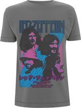 Led Zeppelin Heren Tshirt -S- Japanese Blimp Grijs