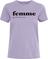 Ichi T-shirt Ihrunela Ss3 20115810 Heirloom Lilac 163812 Dames Maat - XS