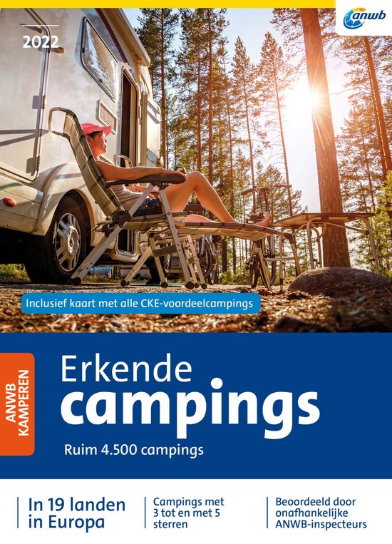 ANWB Campinggids - Erkende Campings 2022 - cover