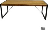 Eettafel industrieel | britt | Mangohout | Mango | naturel | 220 x 90 x 76(h) cm