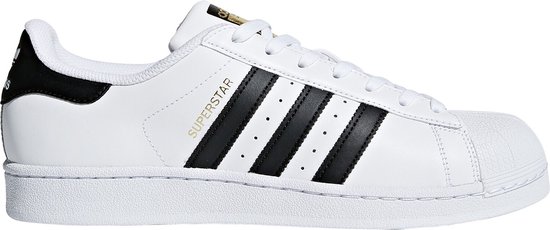 adidas Superstar Heren Sneakers - Ftwr White/Core Black - Maat 44