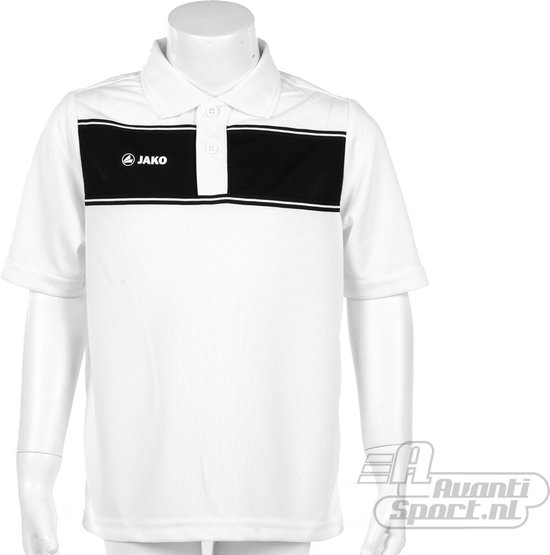 Jako - Polo Player Junior - Jako Kinderkleding - 140 - White/Black