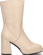 Omoda Lprexi-01 Enkellaarsjes - Enkelboots met rits - Dames - Beige - Maat 36