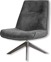 Jordy fauteuil - Lounge stoel - Luxe stoel - Sofa stoel - Relaxstoel - fauteuil - velvet - grijs