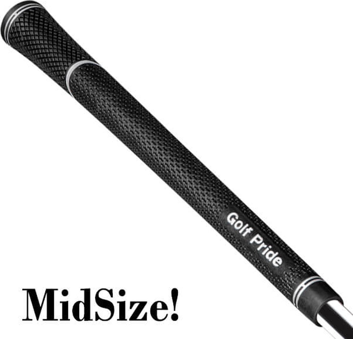 GolfPride Tour Velvet Super Tack MIDSIZE Grip - Zwart Wit
