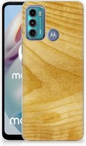 GSM Hoesje Motorola Moto G60 Cover Case Licht Hout