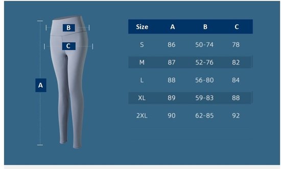 Sportlegging - Yogalegging - High Waist - Roze - Maat: XL — afbeelding 5