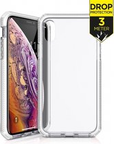 Apple iPhone 7 Hoesje - Itskins - Supreme Serie - Hard Kunststof Backcover - Transparant / Wit - Hoesje Geschikt Voor Apple iPhone 7