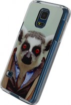 Xccess Metal Cover Samsung Galaxy S5 mini Funny Lemur