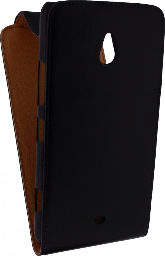 Nokia Lumia 1320 Hoesje - Xccess - Serie - Kunstlederen Flipcase - Zwart -  Hoesje... | bol.com