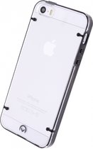 Mobilize Hybrid Case Transparant Apple iPhone 5/5S Black