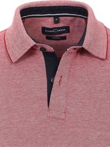 Casa Moda Polo Shirt Comfort Fit Effen Stretch Rood 4470-438 - M