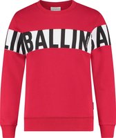 Ballin Amsterdam -  Jongens Slim Fit    Sweater  - Rood - Maat 164