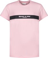 Ballin Amsterdam -  Jongens Slim Fit    T-shirt  - Roze - Maat 164