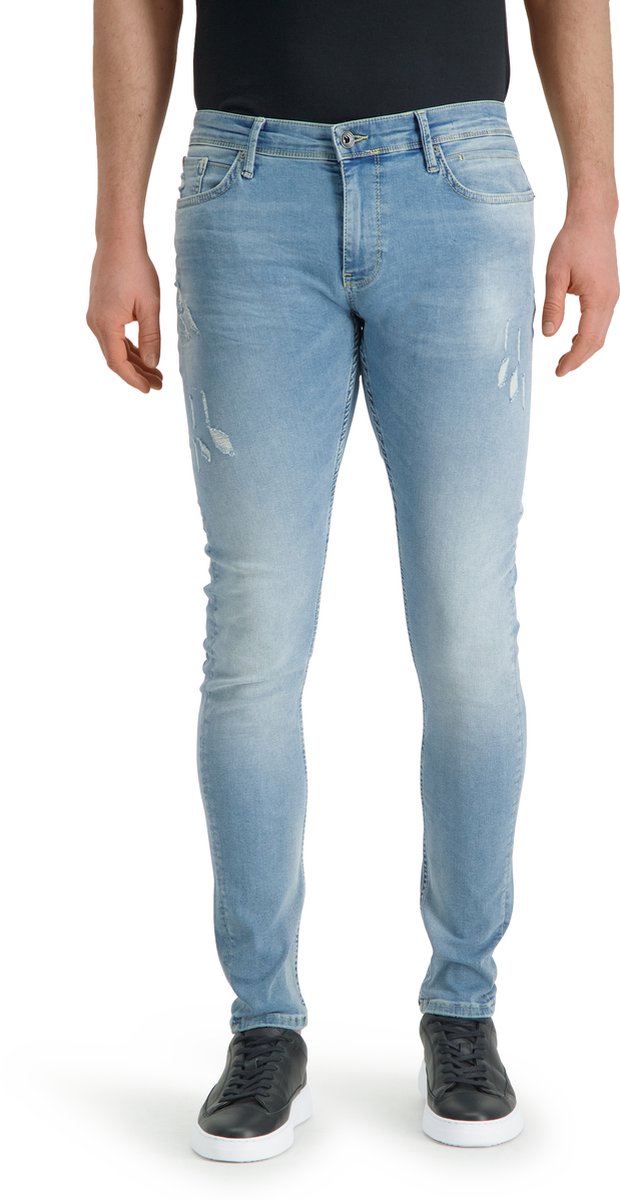 Purewhite - Jone 611 - Heren Skinny Fit Jeans - Blauw - Maat 29