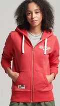 Superdry Dames Trui Vintage Script Style College hoodie met rits
