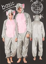 Onesie olifant volwassenen