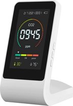 Equify CO2 Meter - 3 in 1 Luchtkwaliteitsmeter - CO2 Meter Binnen - Luchtvochtigheidsmeter - Temperatuur