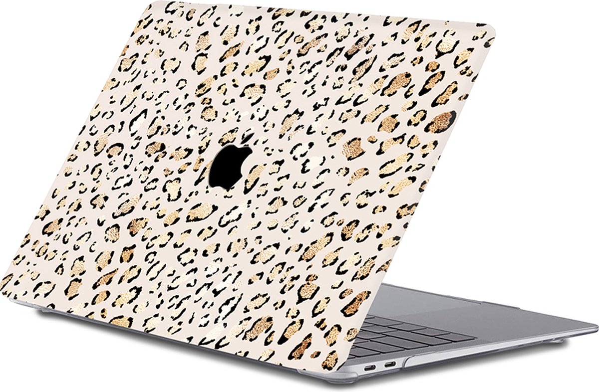 MacBook Air 13 (A1932) - Leopard Rose Gold MacBook Case