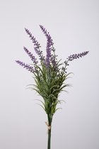 Kunstbloem - Lavendel - topkwaliteit decoratie - 2 stuks - zijden bos - Paars - 36 cm hoog
