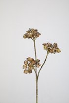 Bloemen - Decoratie - Kunstplant - Kunstbloemen - topkwaliteit decoratie - 2 stuks - zijden tak - Goud - 46 cm hoog