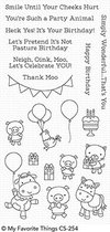 Party Animals Clear Stamps (CS-254)