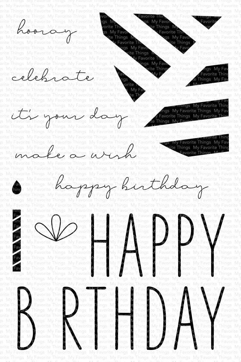 It's Your Day Clear Stamps (CS-588)